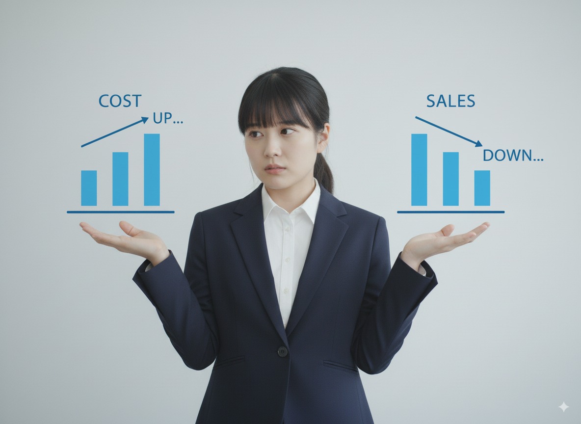 販管費の圧迫